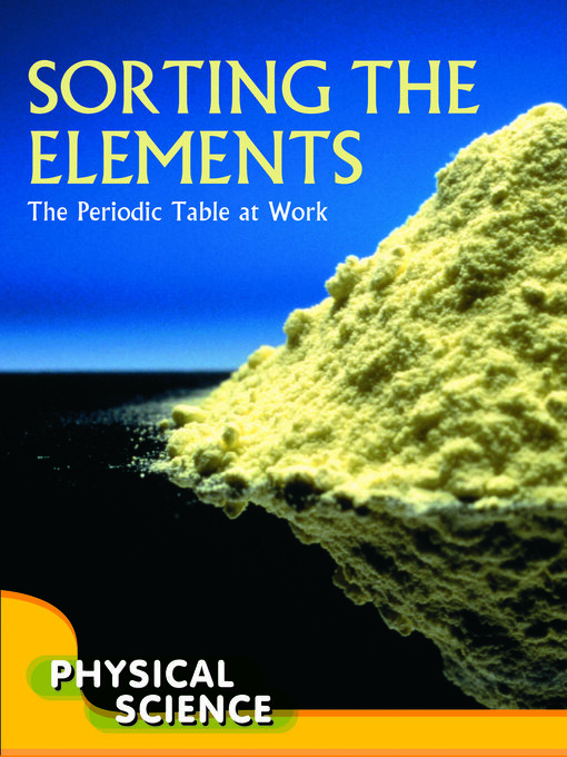 Title details for Sorting the Elements by Ian Barber - Available